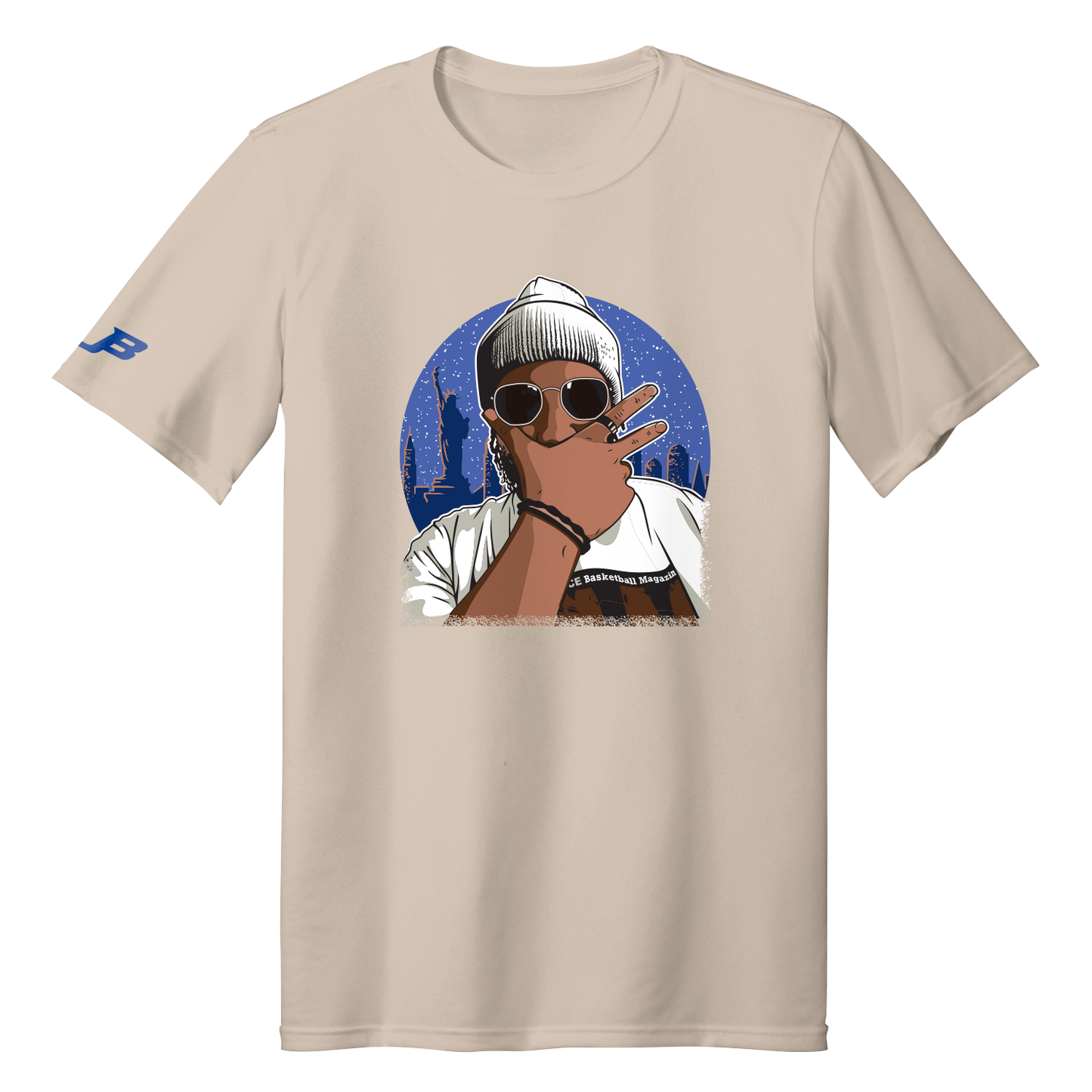 Jalen Brunson "Celly" T-Shirt - Tan